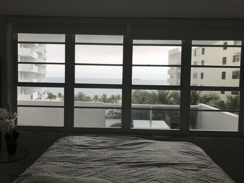 view from bed