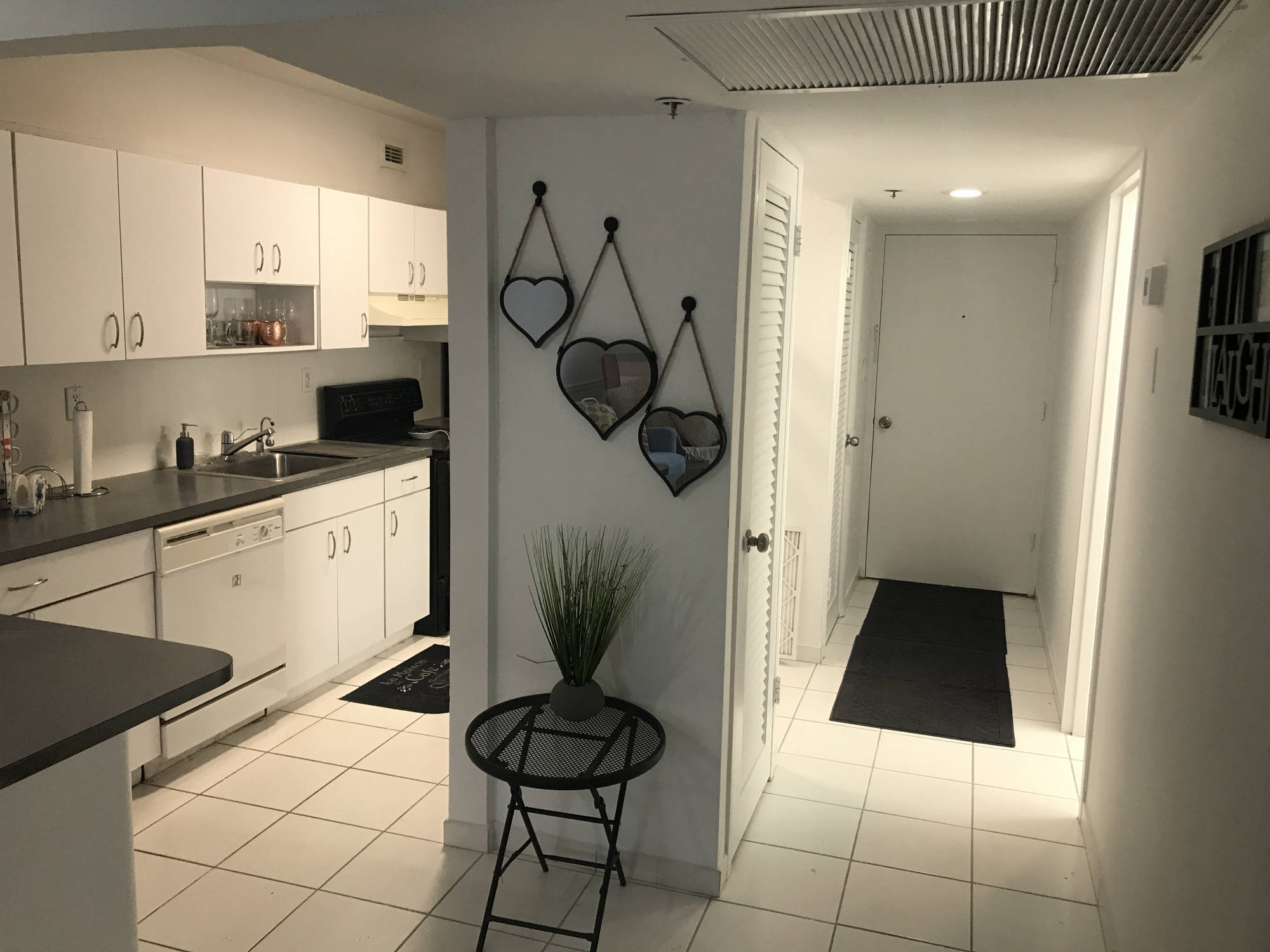 kitchen and corridor