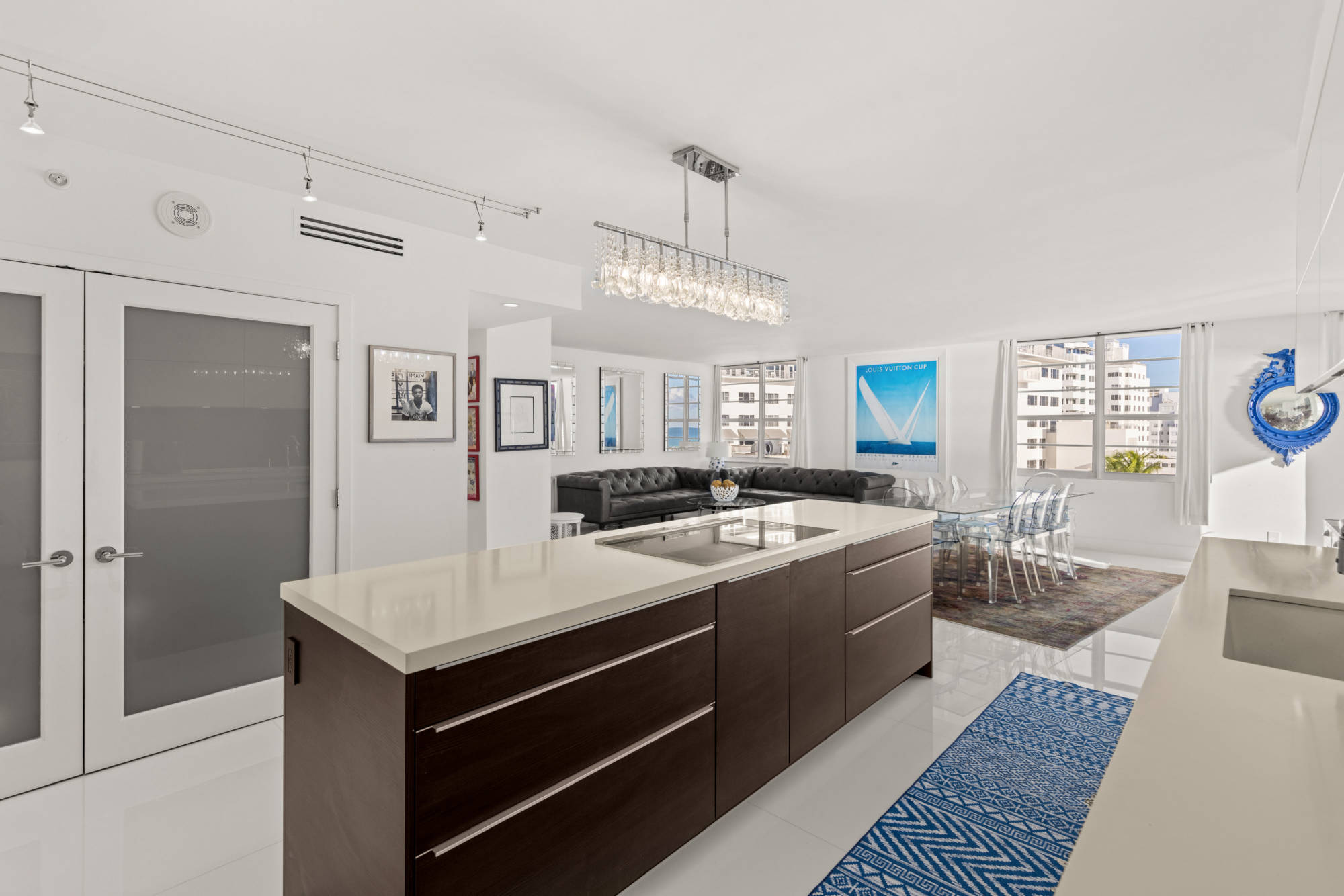 living room seen from kitchen