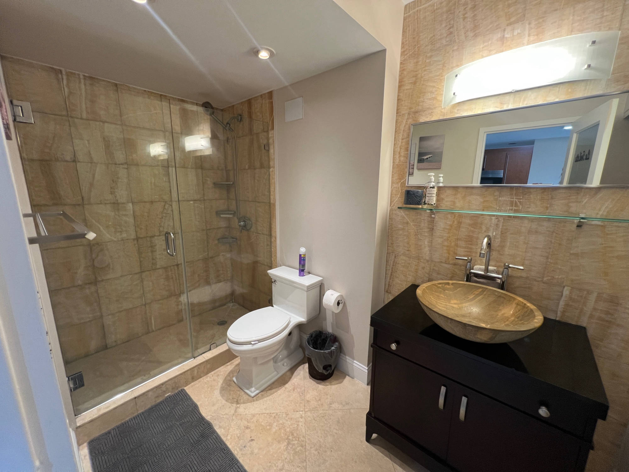 bathroom with shower