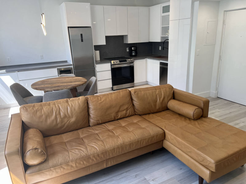 kitchen seen from living room