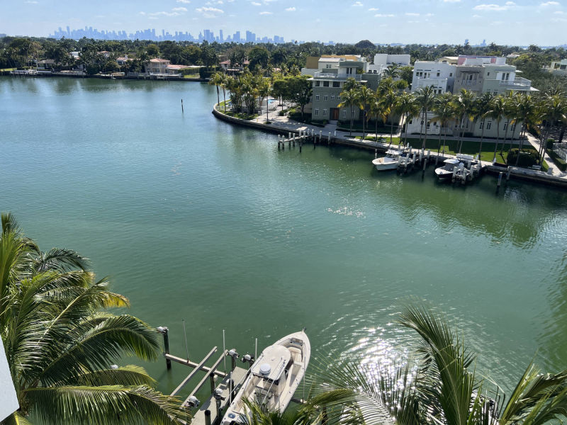 Miami view from rooftop
