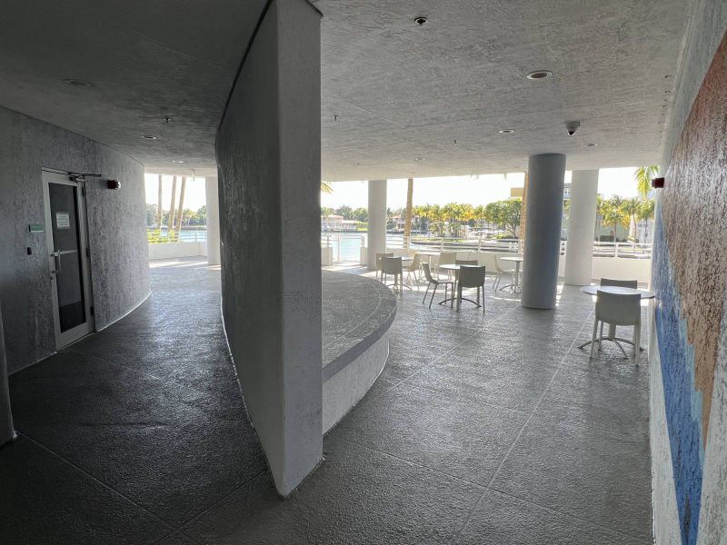 second floor community area