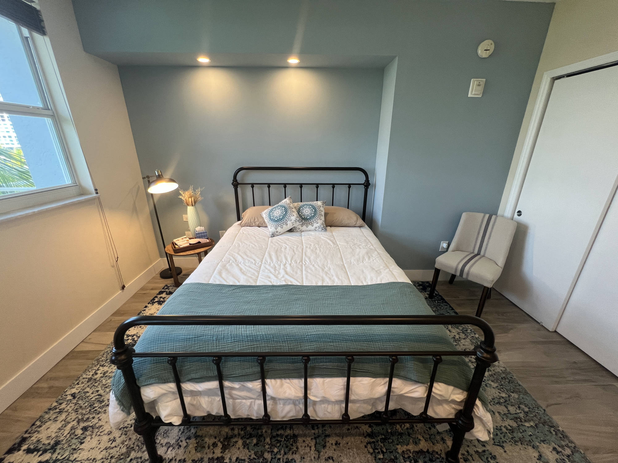 bed in second bedroom