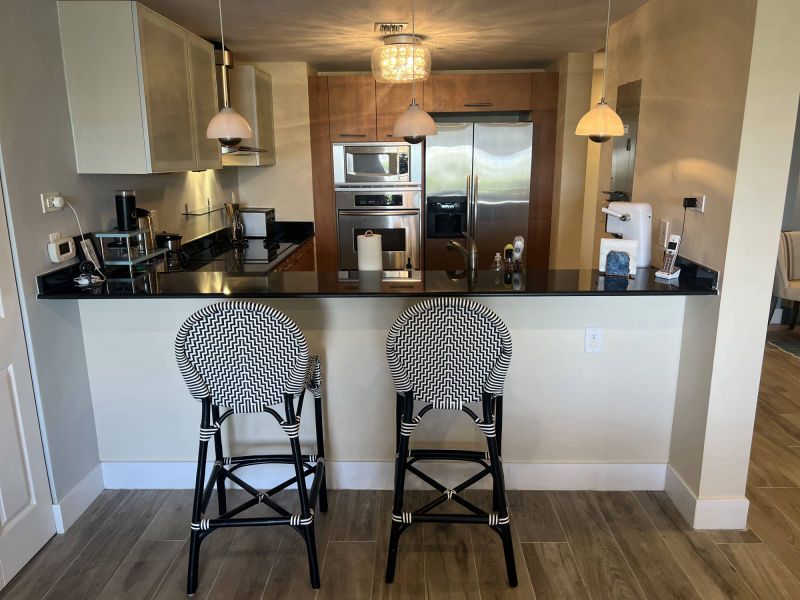 kitchen and bar