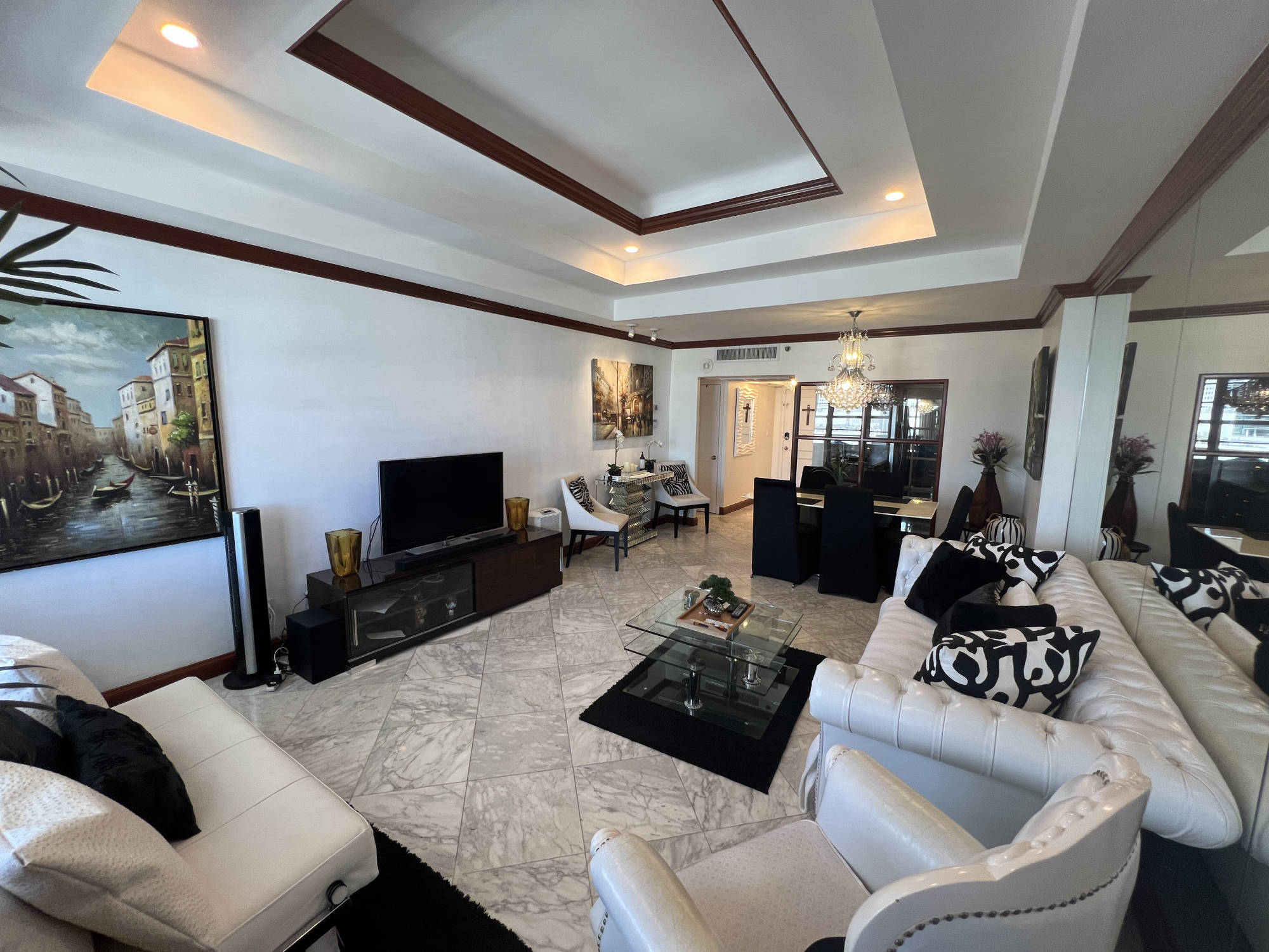 wide shot of apartment