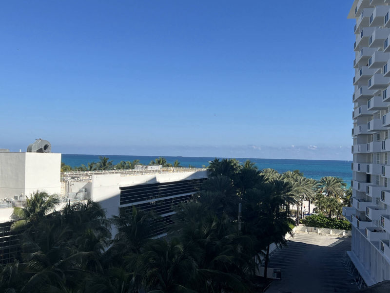 ocean view from balcony