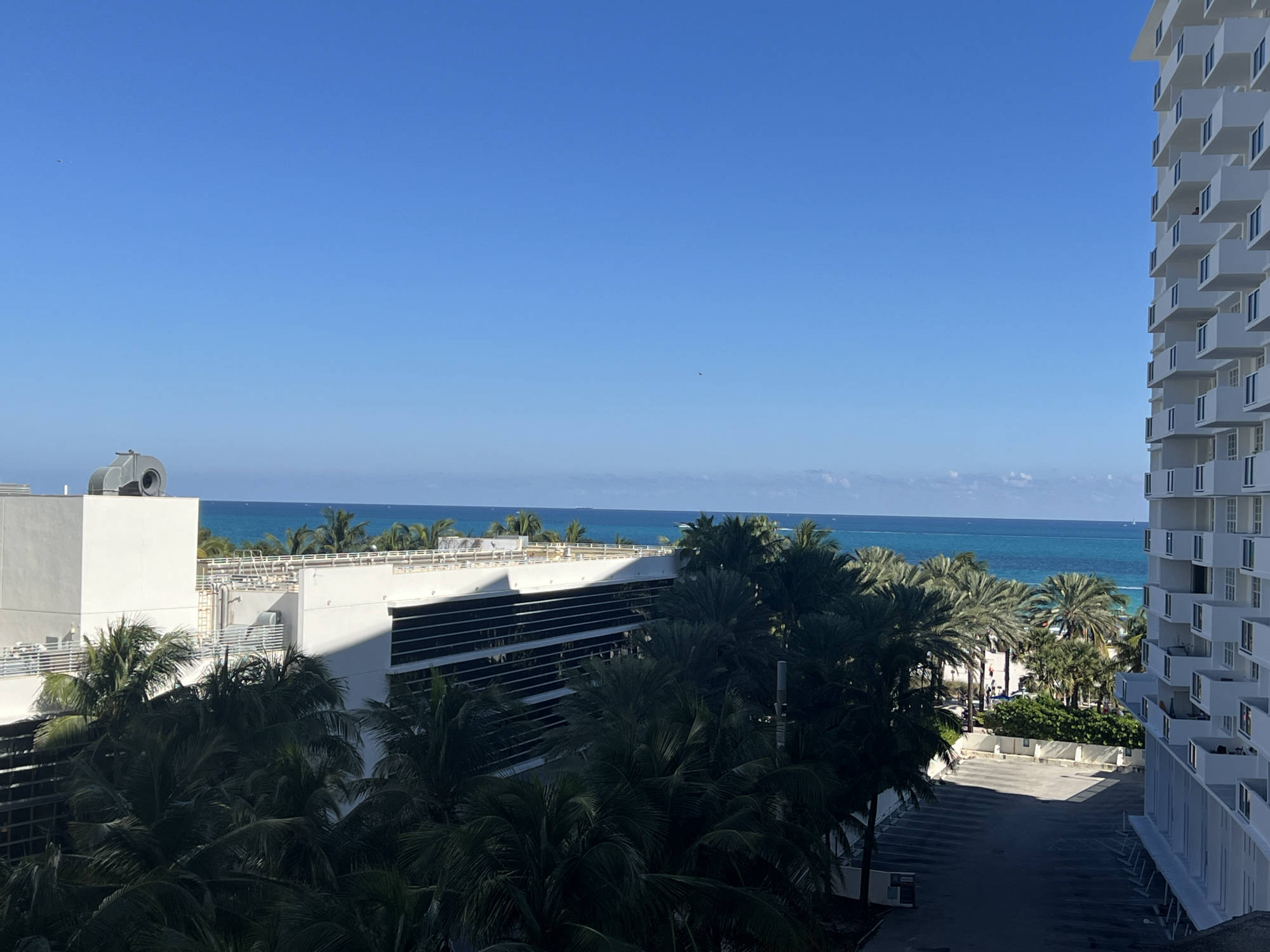 ocean view from balcony